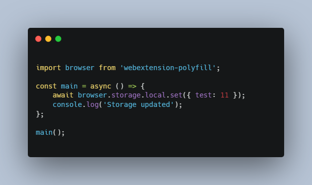 React TypeScript WebExtension template with batteries included