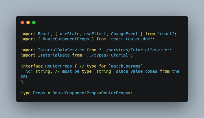 React Typescript with API call example using Hooks and Axios