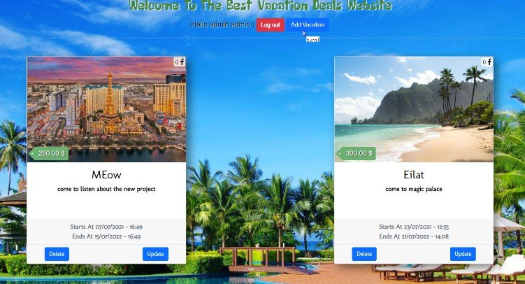 React Vacations Full-Stack Project