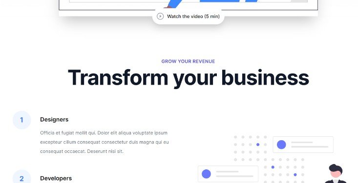 A free Next.js TypeScript landing page template for SaaS products, online services and more