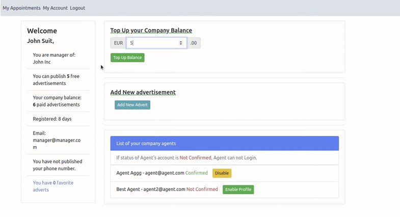 Real Estate React client