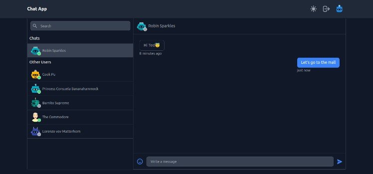 Real-time chat app using Firebase, React, TailwindCSS, MongoDB, Node/Express, and Socket.io