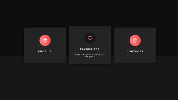 Collection of free HTML and CSS card hover effect code examples