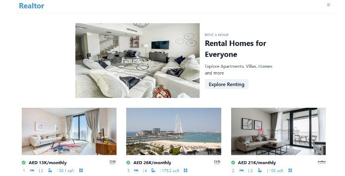 Realtor - A Next JS Real Estate App