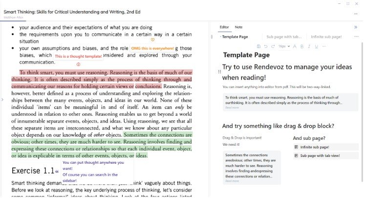 Rendevoz - An open-source knowledge management application built with React and TypeScript