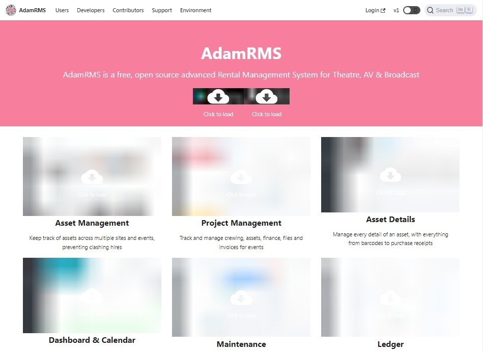Rental Management System for Theatre, AV & Broadcast,written in react
