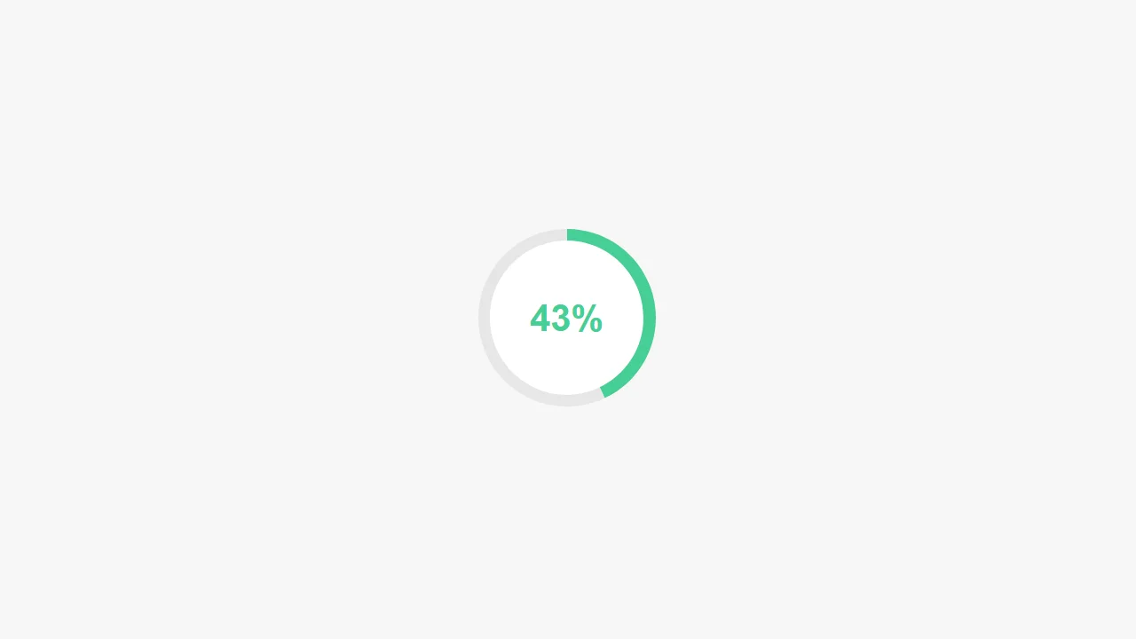 Flat Progress Bar