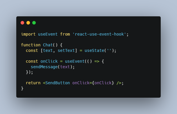 Same as React's useCallback, but returns a stable reference