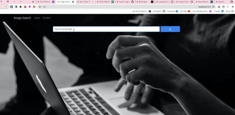 Search enginee project with React