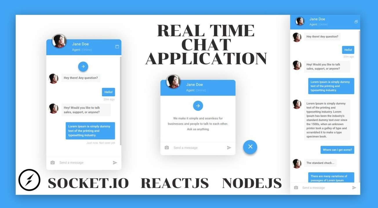 A full Realtime Chat Application With React