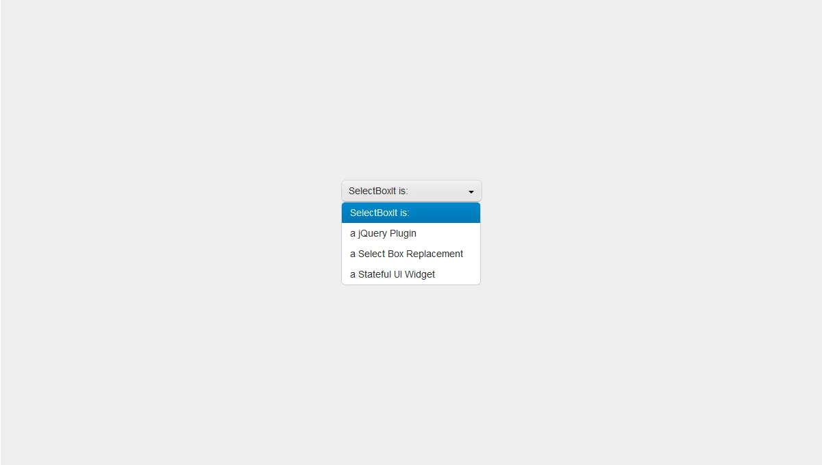 jQuery Select Box Plugin