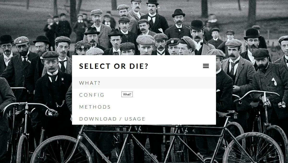 Select-or-Die