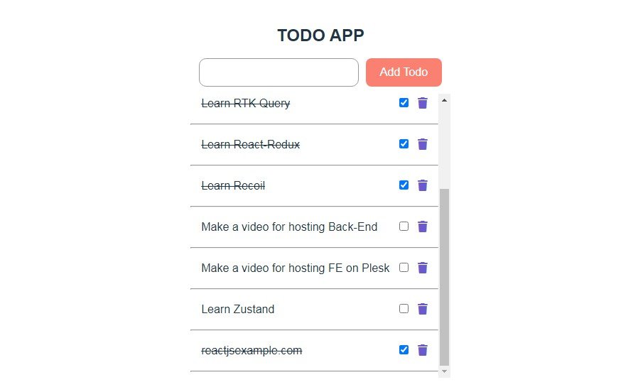 Simple CRUD Todo App With React Query and Axios