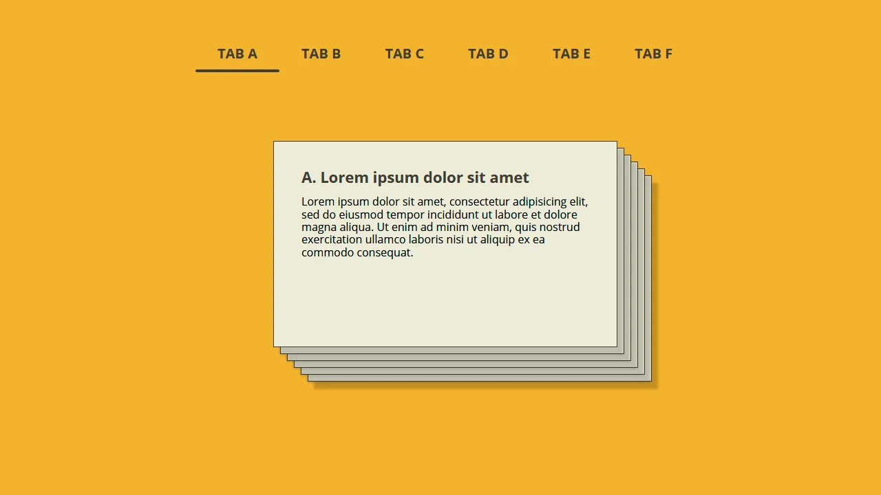 jQuery tabs code examples