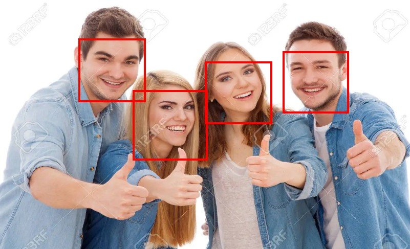 Simple React Hook to detect faces from an HTMLImageElement or react-webcam video source