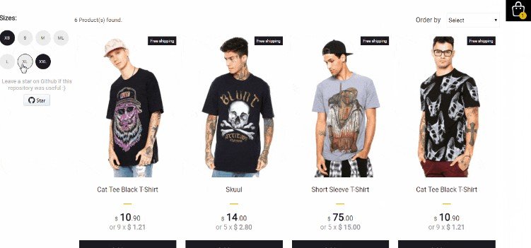 Simple shopping cart prototype which shows how React components and Redux can be used to build a friendly user experience