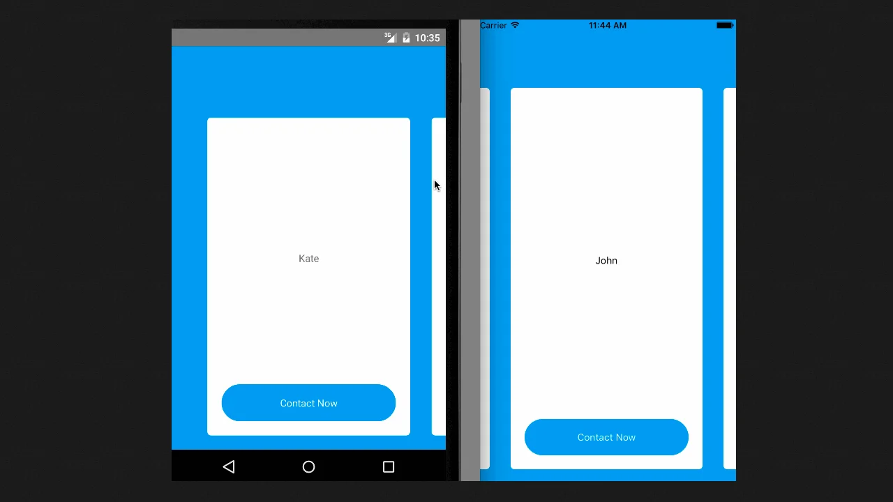 React Native Carousel Control