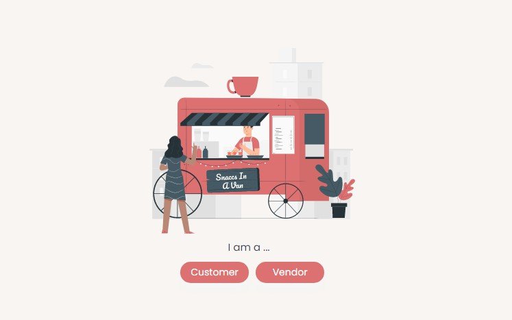 Snacks in a Van web apps Build With React.js