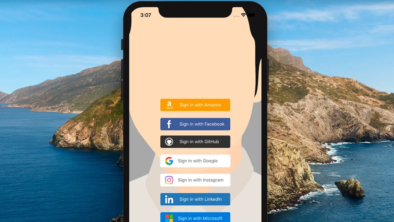 React Native Social Buttons