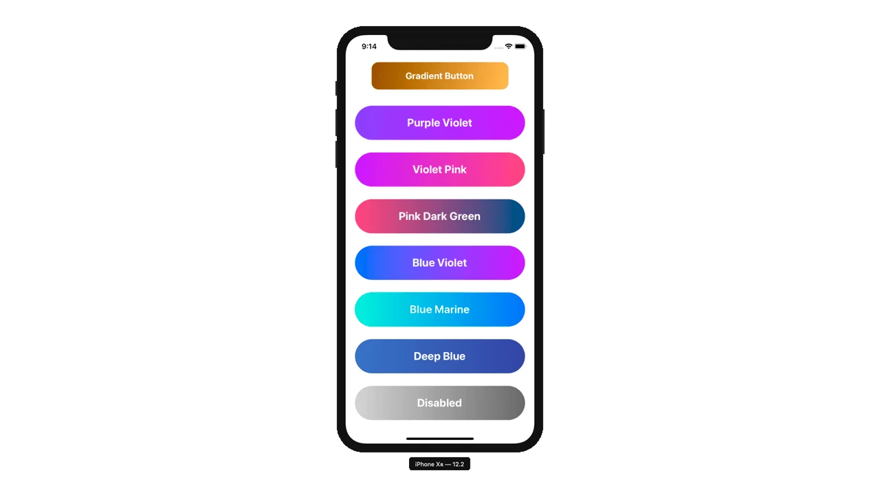 React Native Gradient Buttons