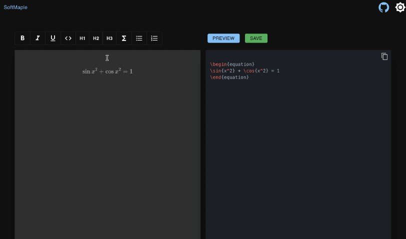 Softmaple - A Paper Typesetting Editor