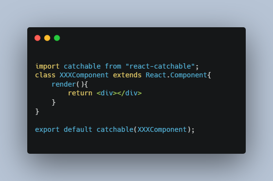 Solution to the whole page catch caused by the exception of React sub component