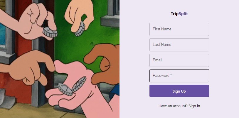 SplitWise - A bill spliting application using React