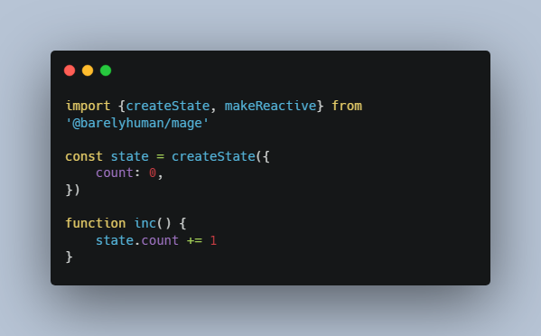 Stateful + logical abstraction layer for react