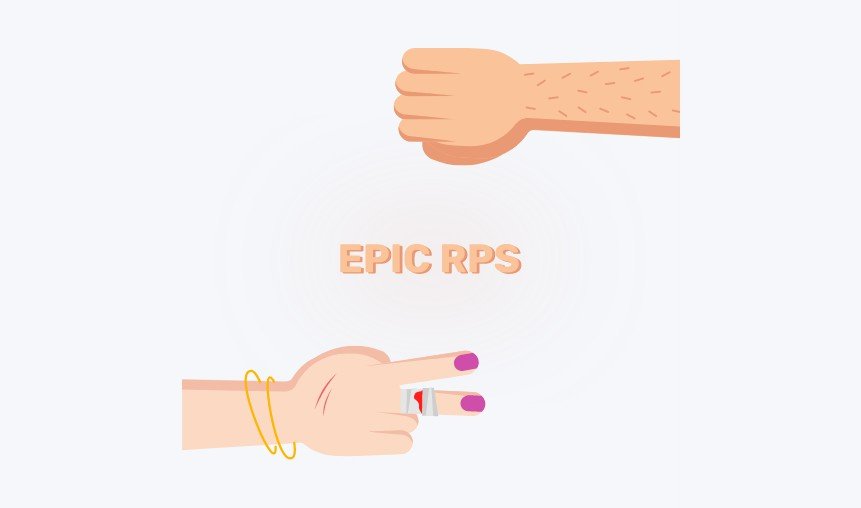 Stone Paper Scissors game built with React.js