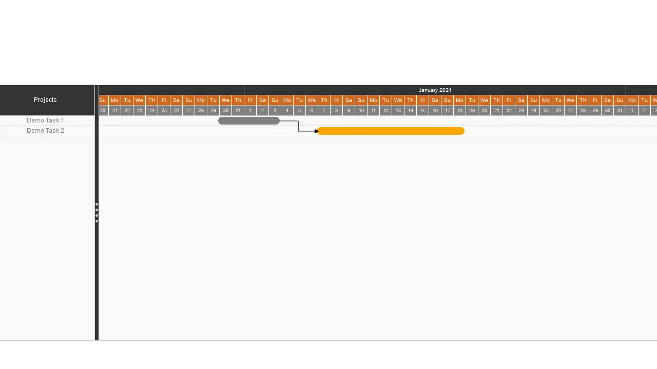 React Gantt Timeline