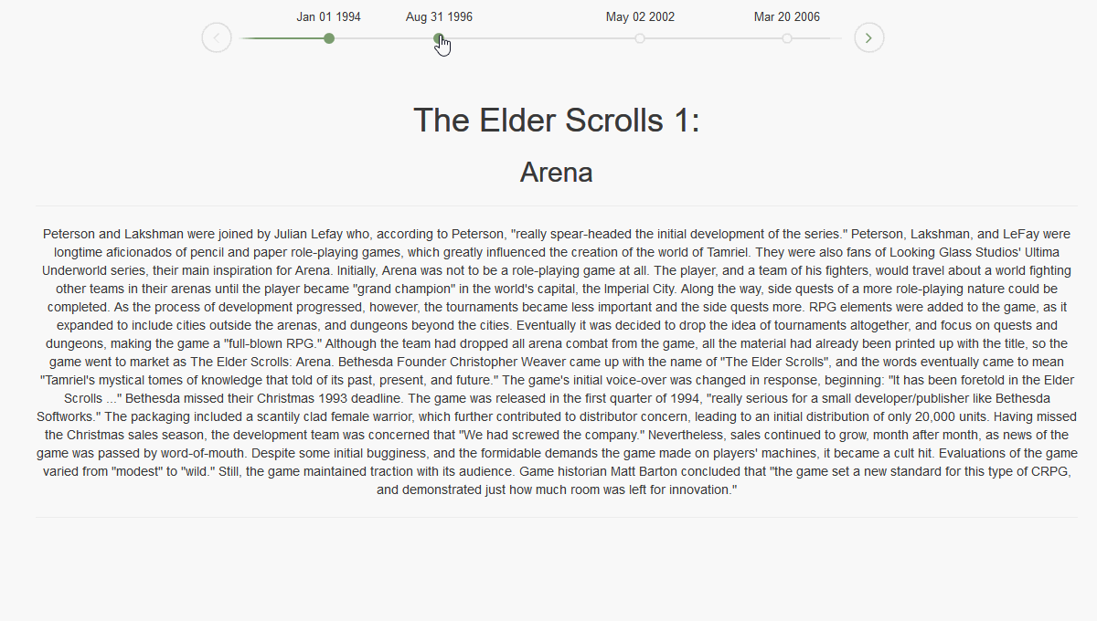 react-horizontal-timeline