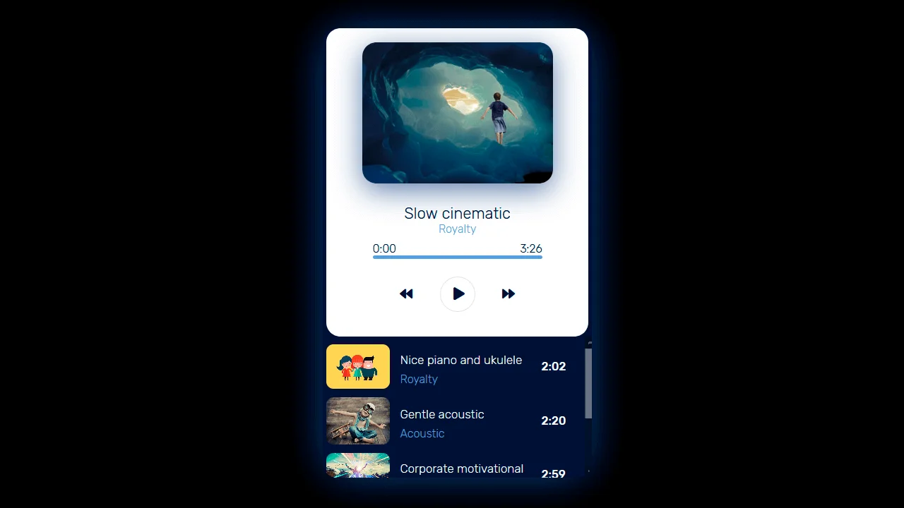 Collection of free React music player code examples