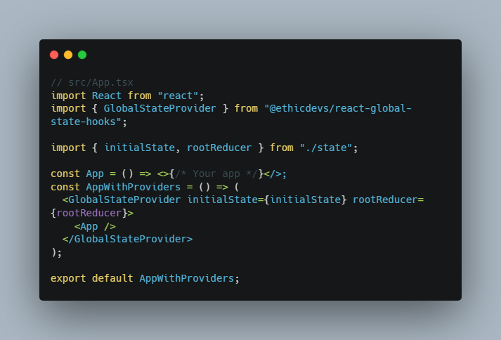 Supercharge your react app with simple Flux-pattern based Global State