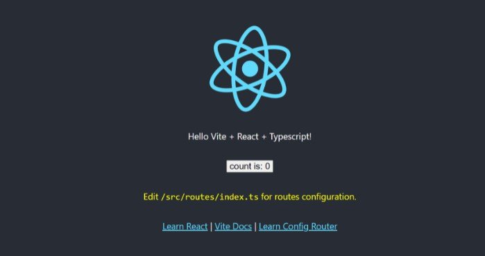 Template Repo for React + Typescript + Vite