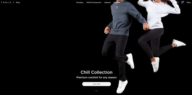 Tesla Shop Clone Built With React