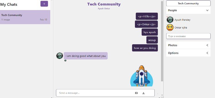 A fully responsive chat application using REACT JS and SOCKET IO