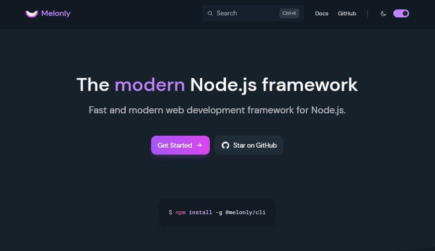 The core package of Melonly.js framework