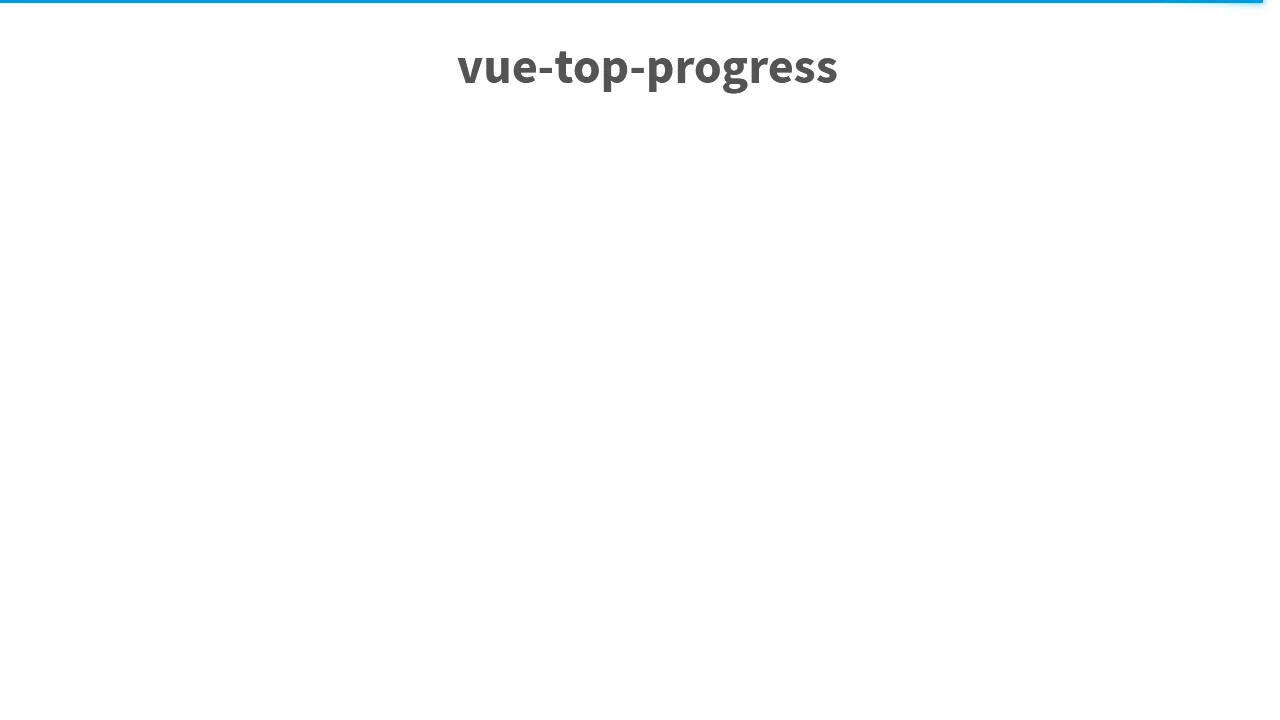 Vue Top Progress