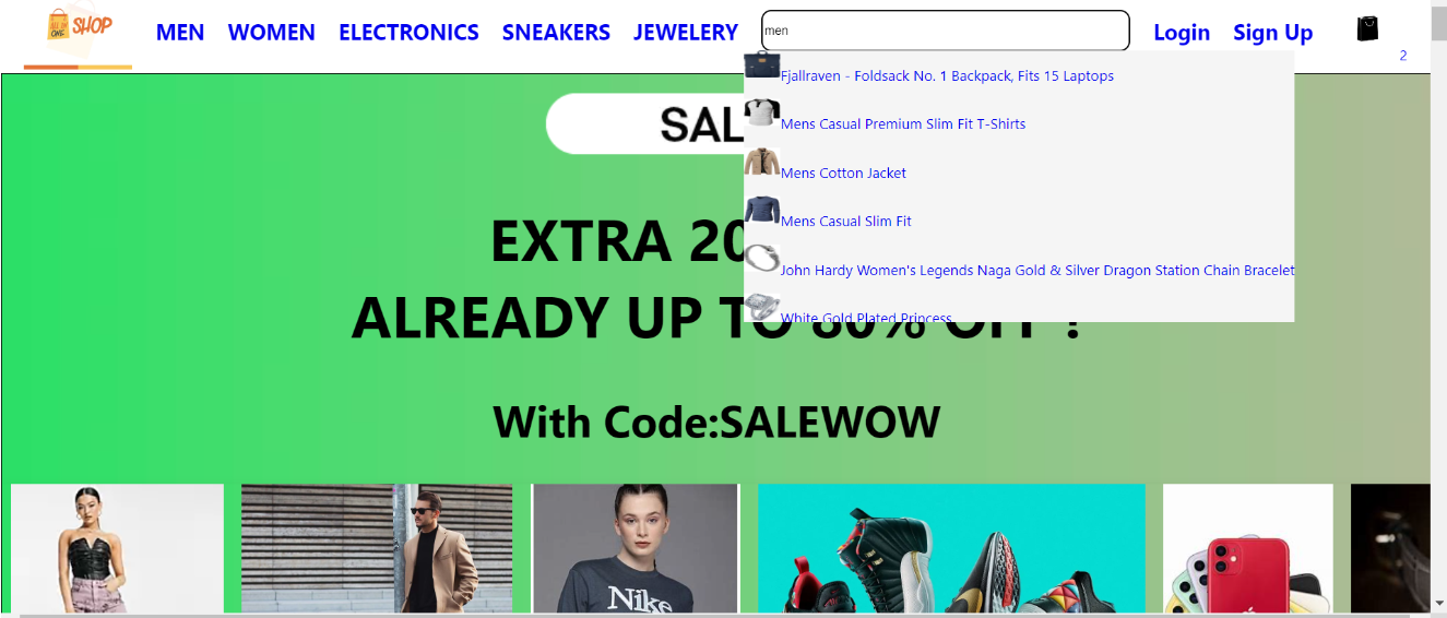 The project using reactjs and designed the layout using chakra-ui