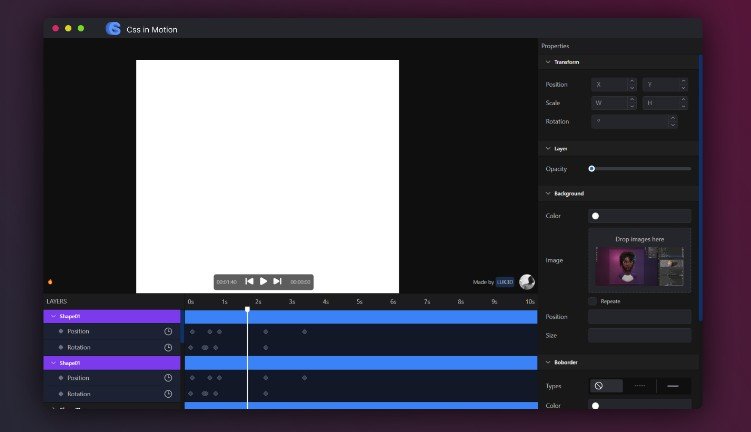 The Ultimate Css Animation Editor with Vite + TYpescript + Reactjs