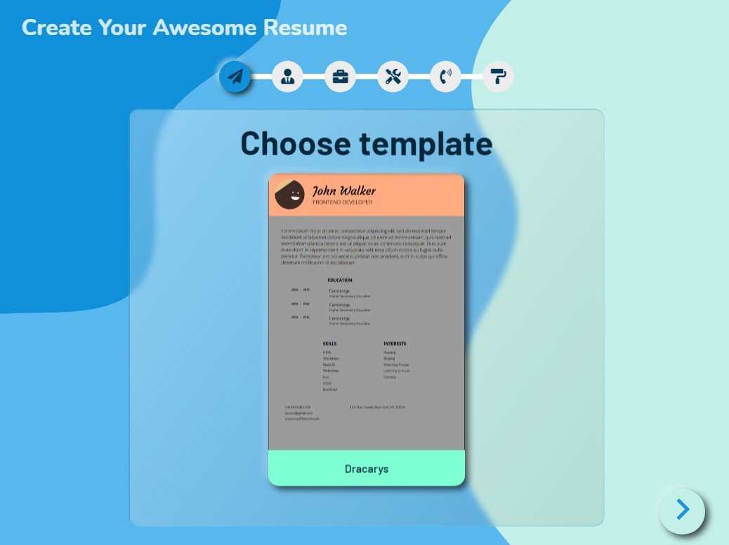 The ultimate tool for an exceptional resume using React