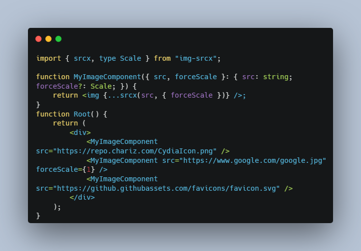Tiny JSX helper function for high-DPI (Retina Display) images