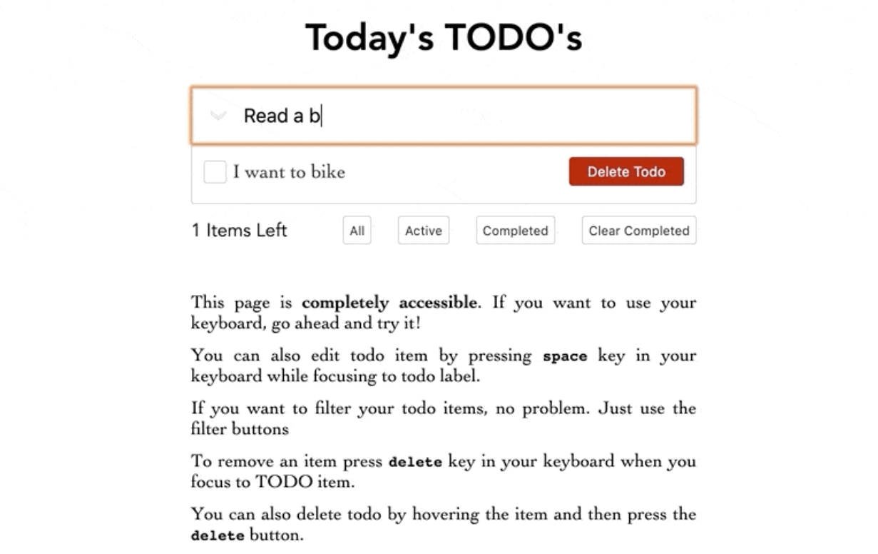 Todo App Built With React and Redux