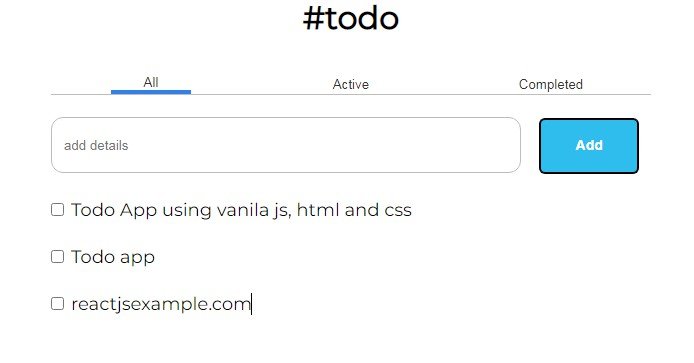 Todo App Using Vanila Js, Html And Css