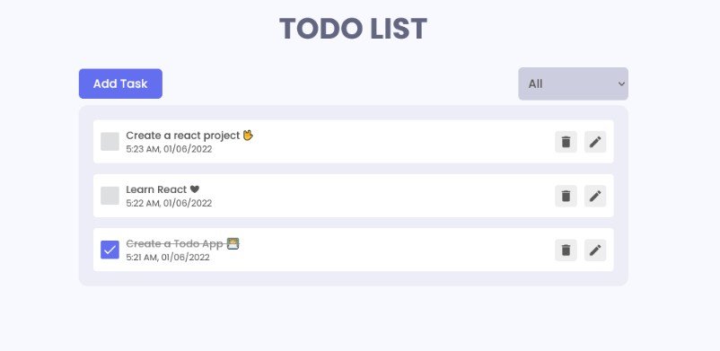 Todo-List - A project by using React ,Readux (toolkit), LocalStorage, Sass