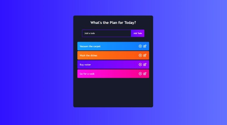 Todo List App With React