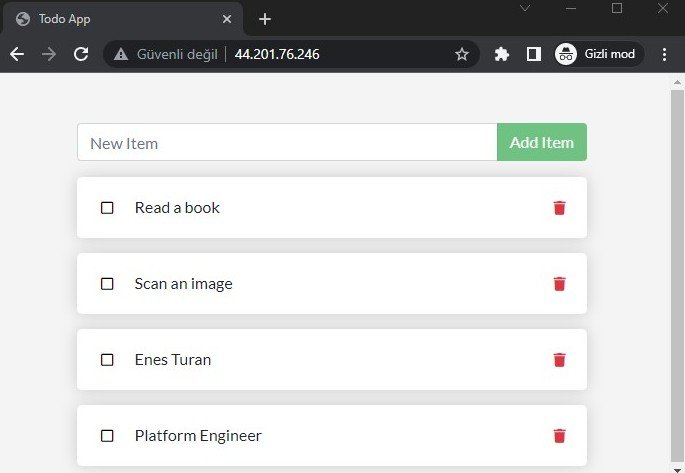 Todo Web Application Deployed on ECR to ECS Cluster with Jenkins Pipeline
