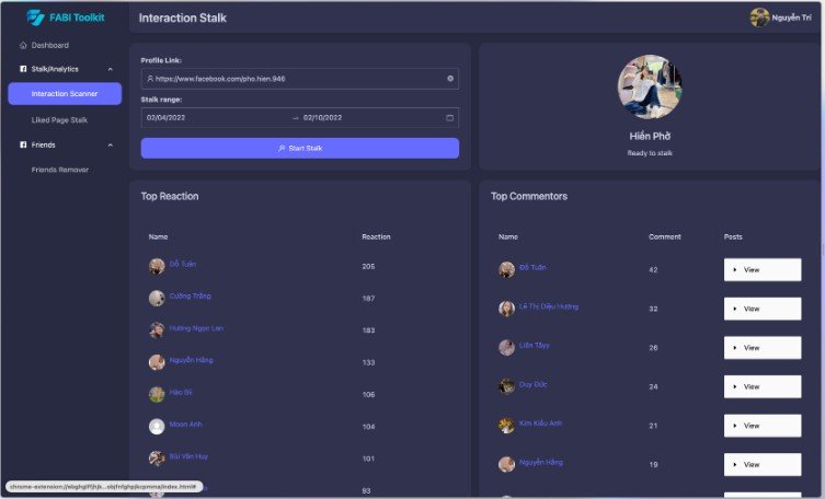 Tools for Facebook and Instagram