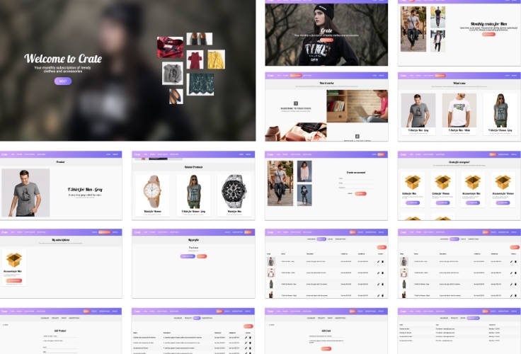 Trendy Clothes and Accessories E-commerce Website built with React