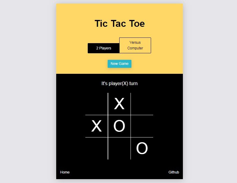 Unbeatable Tic-tac-toe game using React
